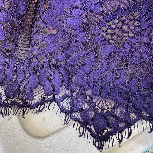 Tadashi Shoji Blue Illusion ROSINA GOWN Dress Size 14. NEW PICTURES! - Picture 5 of 16